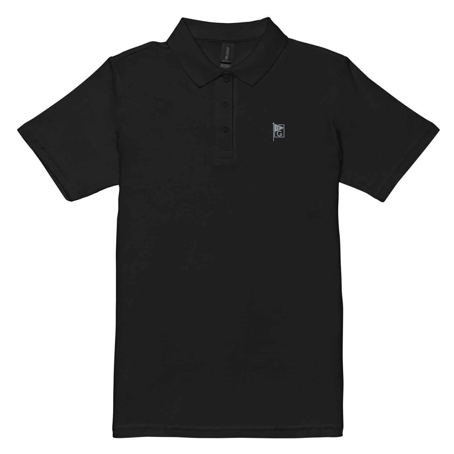 13th Green Logo Women’s pique polo shirt