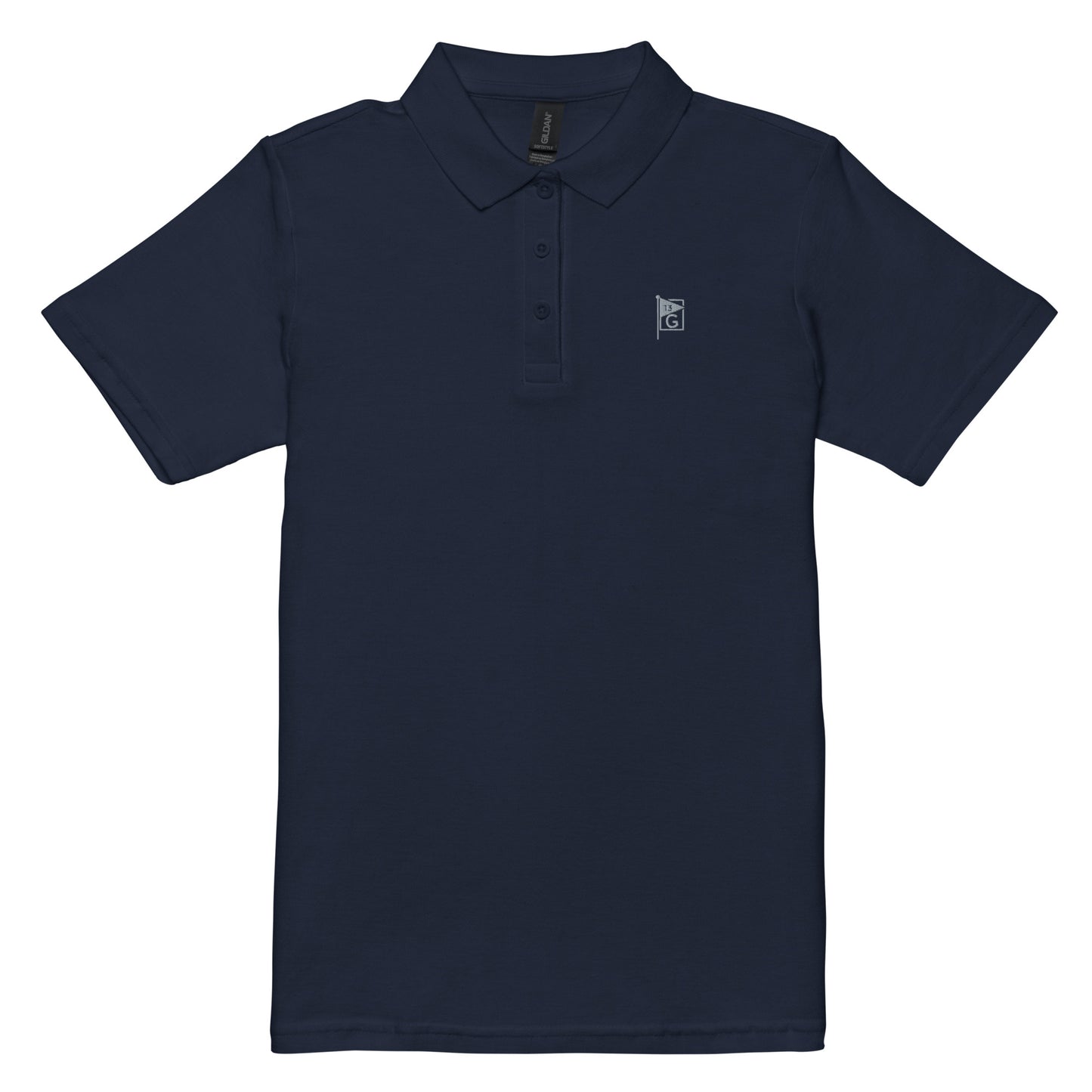 13th Green Logo Women’s pique polo shirt