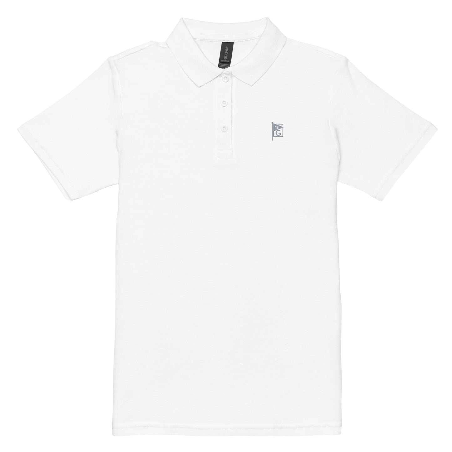 13th Green Logo Women’s pique polo shirt