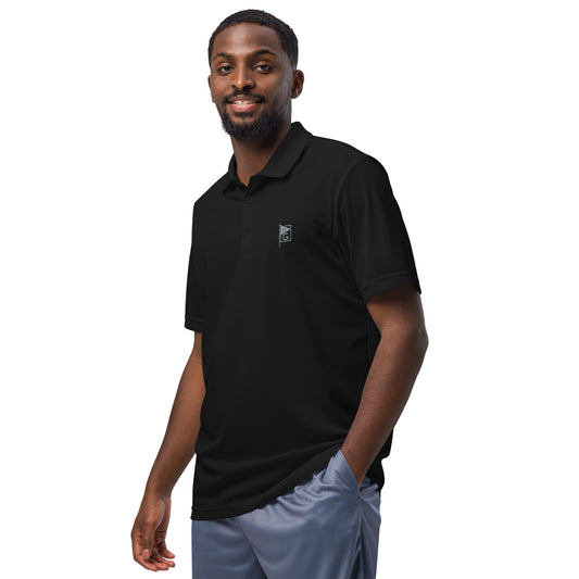 13th Green Logo adidas sport polo
