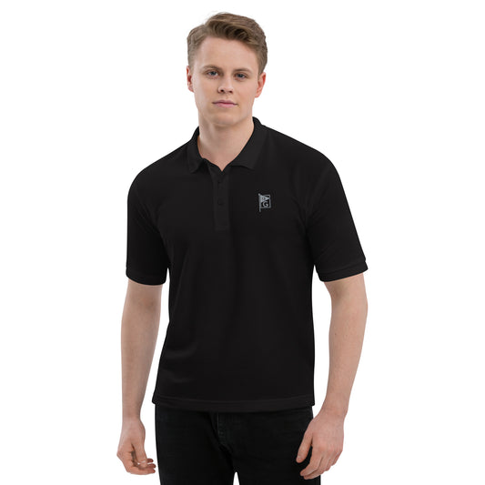 13th Green Logo Men's Premium Polo